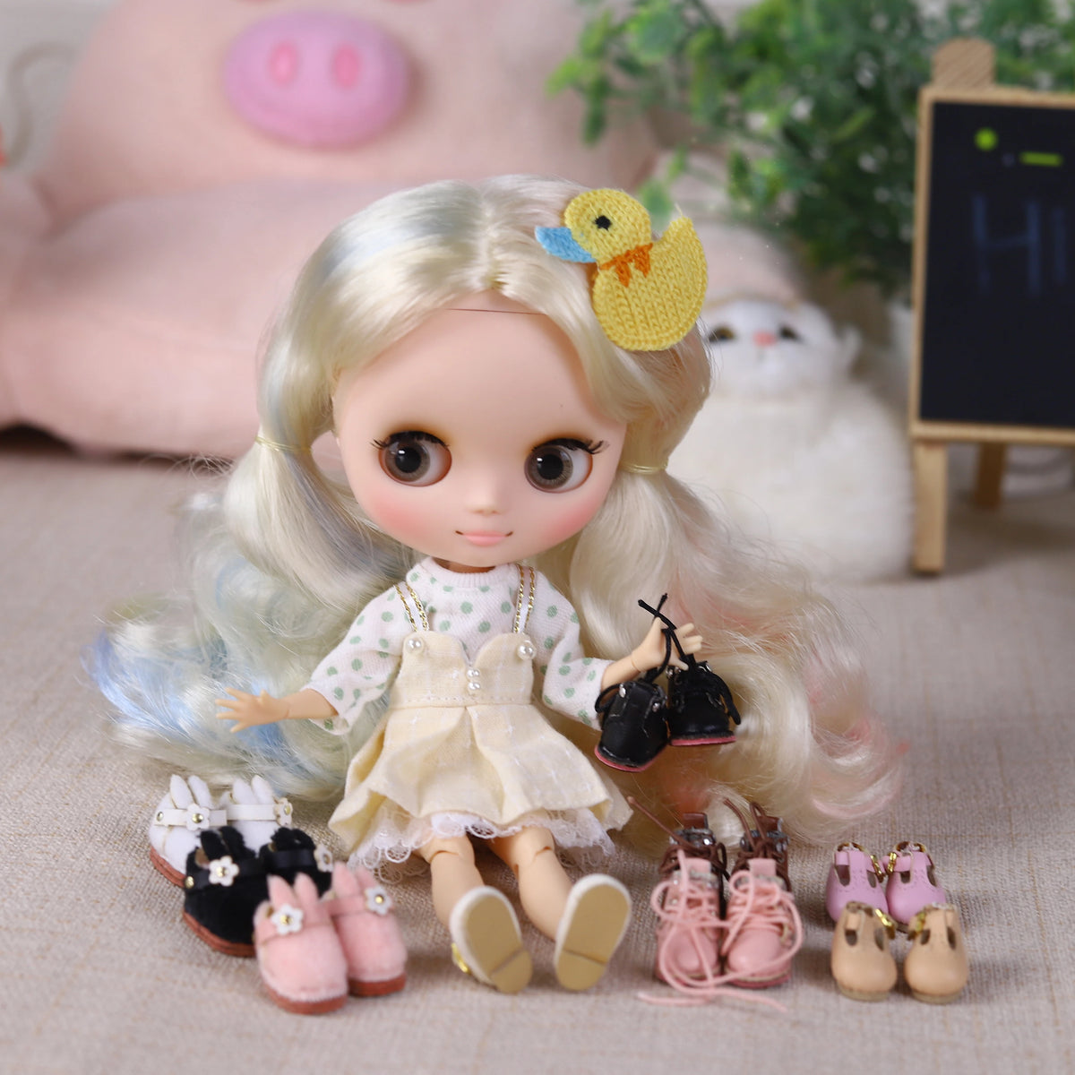 ICY DBS Middie Blyth Doll Shoes For DODO Doll OB11 Body Boots Suit 20cm Height Middie