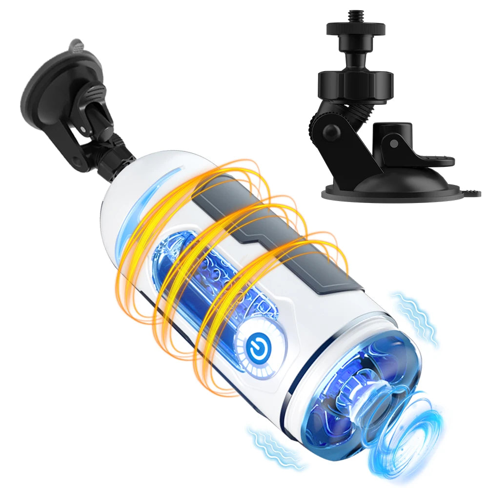 Vacuum Male Electric Masturbator Cup  Penis Machine Silicone Real Vaginal Multiple Modes Strong Vibration Adult Toys for Men