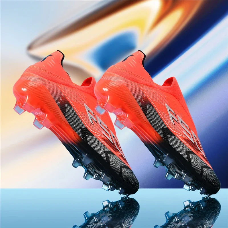 New Men Soccer Shoes Match Adult Cleats Football Boots Breathable Non Slip Training Outdoor Sport Boys Long Spikes Comfortable