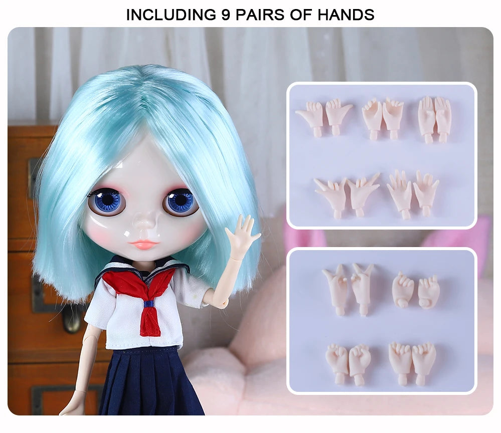 ICY DBS Blyth Doll 1/6 BJD Toy  Joint Body Set for Special Sale Random Eyes 30cm Anime Girl Gift