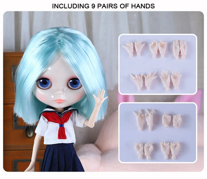 ICY DBS Blyth Doll 1/6 BJD Toy  Joint Body Set for Special Sale Random Eyes 30cm Anime Girl Gift