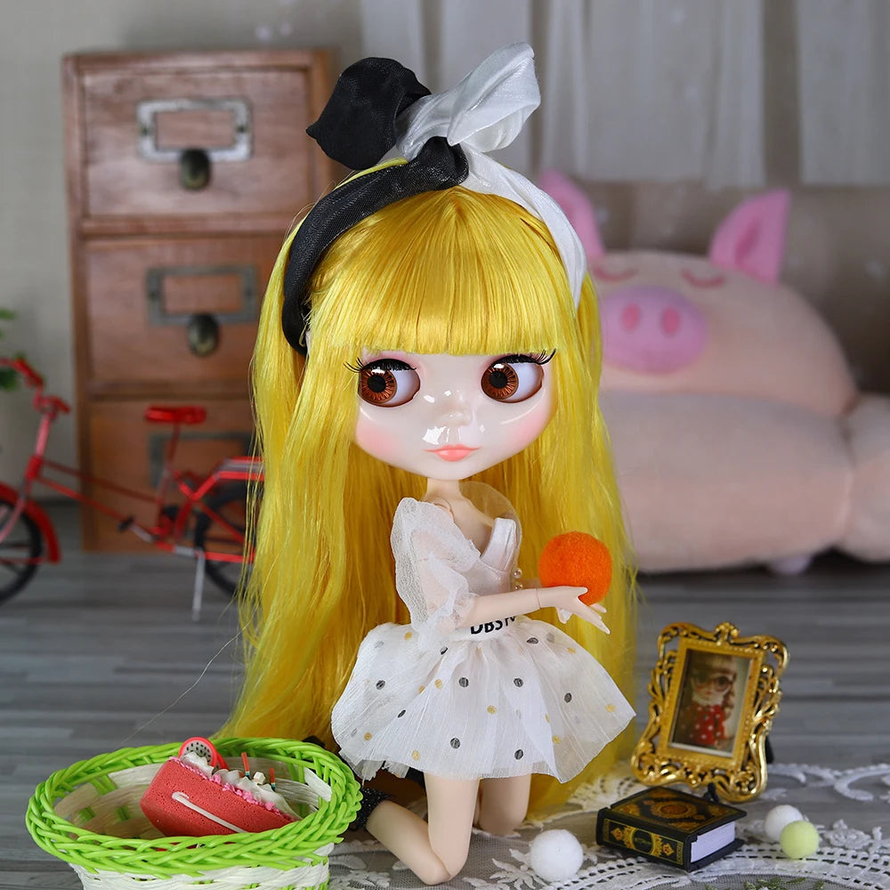 ICY DBS Blyth Doll 1/6 BJD Toy  Joint Body Set for Special Sale Random Eyes 30cm Anime Girl Gift
