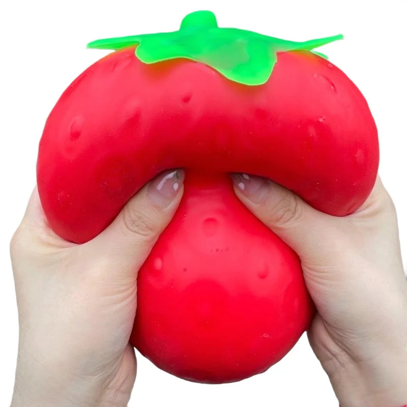 Super Jumbo Strawberry Squishy Toy Slow Rising Simulated Strawberry Antistress Anti-Anxiety Fidget Toy for Adults Friends Gifts