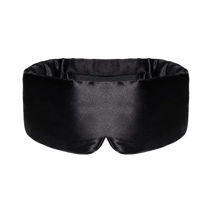 Silk Sleep Mask Soft Pressureless Sleeping Mask Silk Adjustable Wide Velcro Ear Cover & Nap Soft Padded Sleep Mask