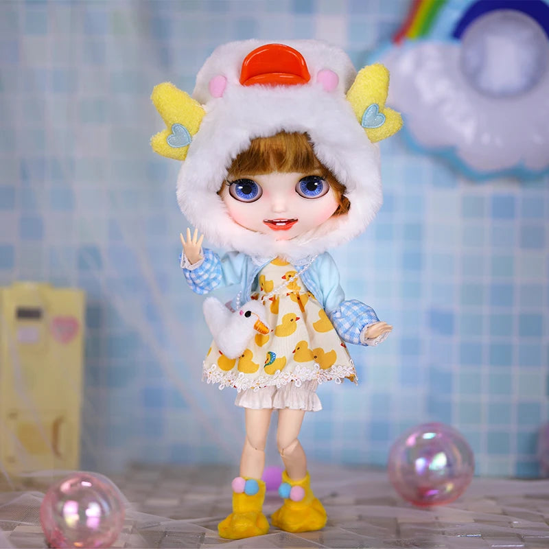 ICY DBS Blyth Doll 1/6 Clothing Joint Body Princess Dress Casual Clothing Toy Gift