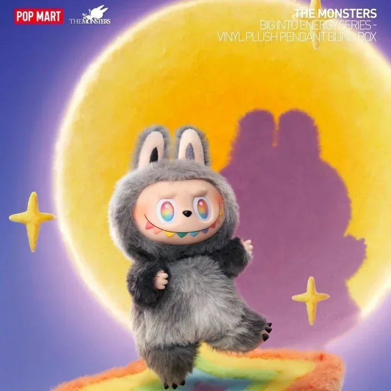 POP MART LABUBU THE MONSTERS 3.0 Big into Energy Blind Box Dynamic Vinyl Plush Guess Bag Playful Mystery Treasure Gift