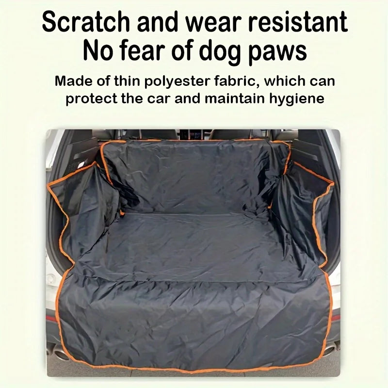 Waterproof & Scratch-Resistant Car Trunk Mat for SUVs, Pet-Friendly Trunk Liner with Dirt-Resistant Backing