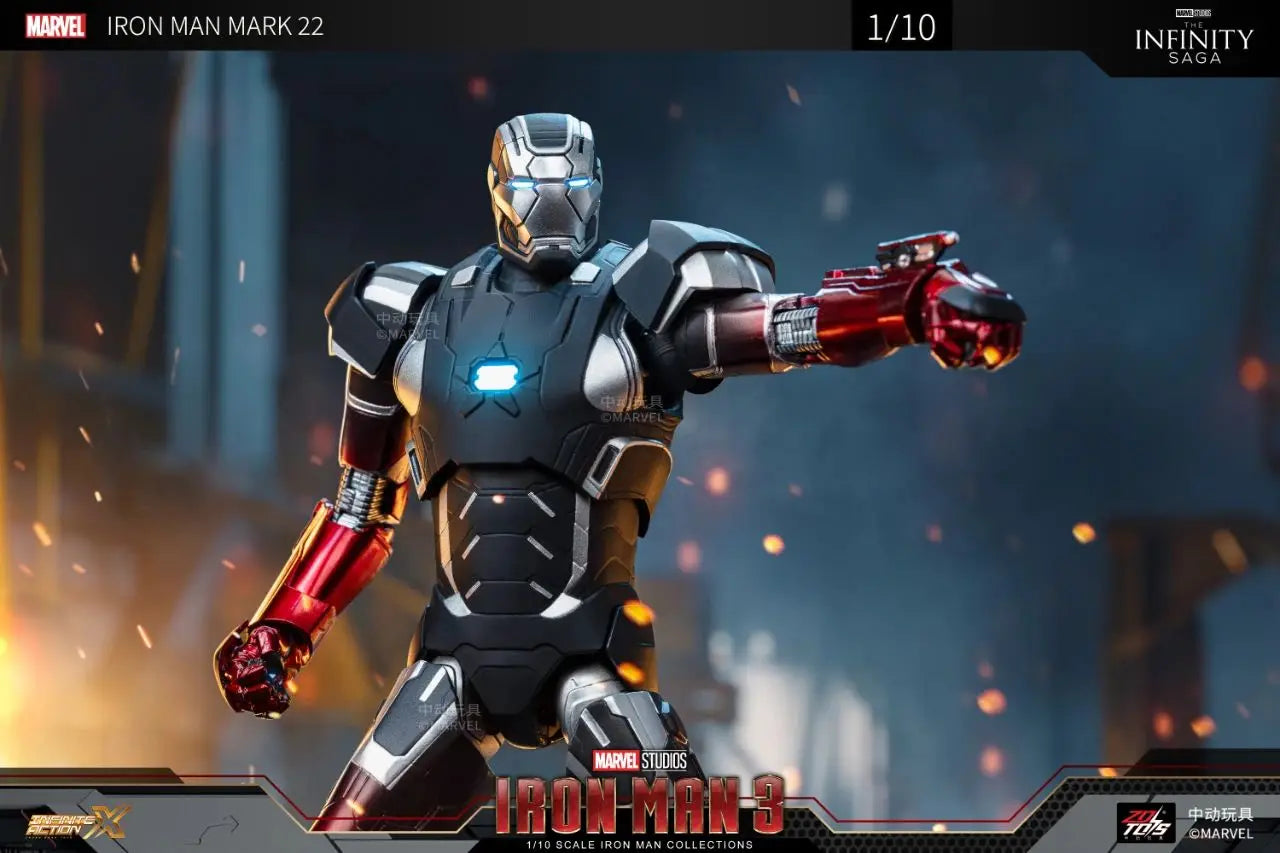 ZD Iron Man Figure Legends Iron Man Mk41 Mk47 Tank MK24 Iron Patriot 2.0 MK35 Red Snapper 1/10 Scale Iron Man Collections Gift