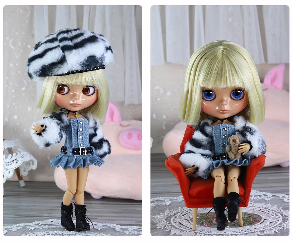 ICY DBS Blyth Doll 1/6 BJD Toy  Joint Body Set for Special Sale Random Eyes 30cm Anime Girl Gift