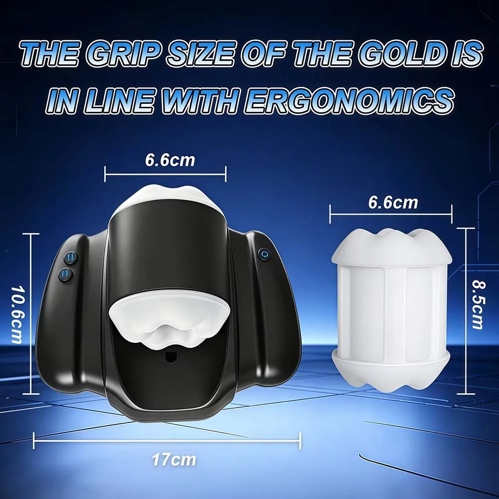 Automatic Male Masturbation Cup Telescopic Vibrating Pocket Pussy with Holder Penis Trainer Sex Machine Adult Sex Toys for Men