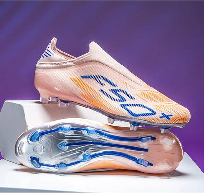 New Men's Soccer Shoes Cleats Non Slip Fg Grass Comfortable Indoor Football Boots Ultralight Sport Turf Futsal Adult Non-Slip
