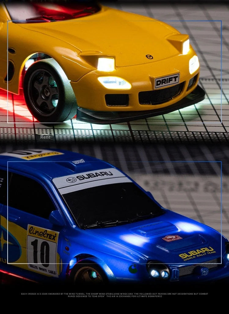1:43 Mini RC Drift Car 2.4G High Speed Remote Control Racing Car Model Desktop Toy For Boys