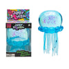 Schylling Nee Doh Jellyfish & Cube Squish Toy, Soft Jelly Squeeze Stress Relief Fidget Toy, Sensory NeeDoh for Kids & Adults