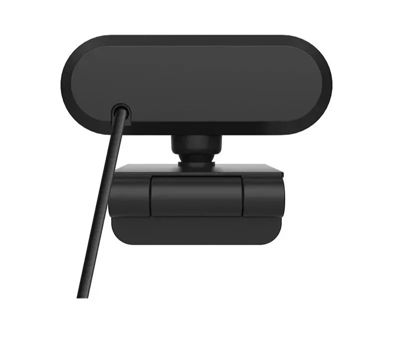 USB Webcam with Microphone for Laptop Desktop, 360° Rotatable Plug-and-Play Camera for Video Calls & Conferences