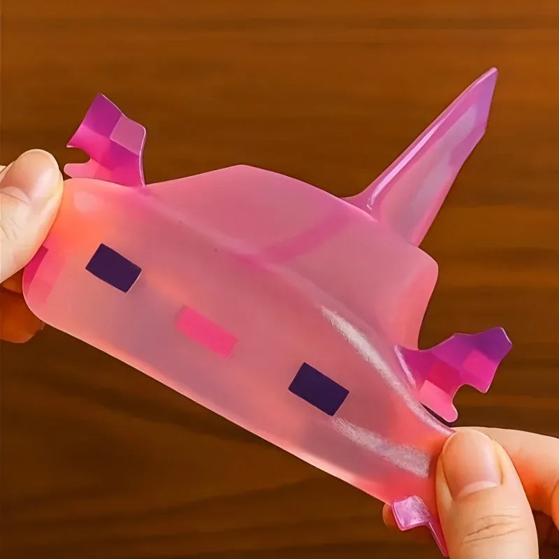 Cute Salamander Fidget Squishes Mini Tabas Squishy Axolotl Squeeze Toy Release Emotions Squishy Toys Slow Rising Decompress Toys