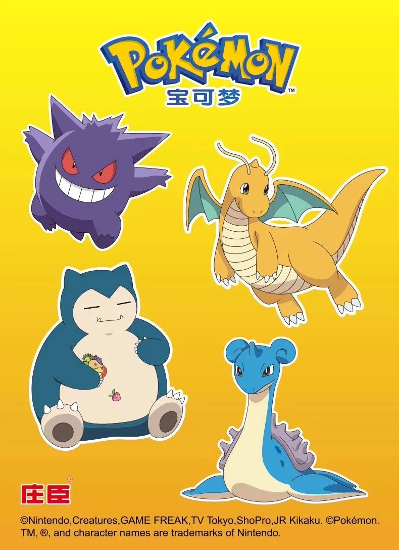 New Pokemon Figures Toys Variant Ball Model Pikachu Gengar Pokeball Dragonite Snorlax  Action Figure Lapras Pocket Monsters Toy