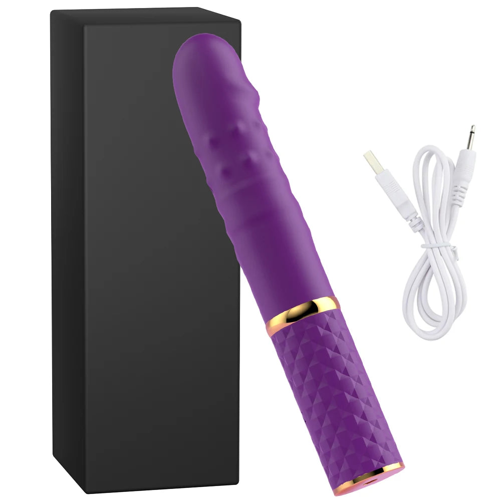 Beginner Sex Machine Telescopic Dildo Vibrator Thrusting Retractable Pussy G Spot Clitoral Anal Stimulation Sex Toys For Women