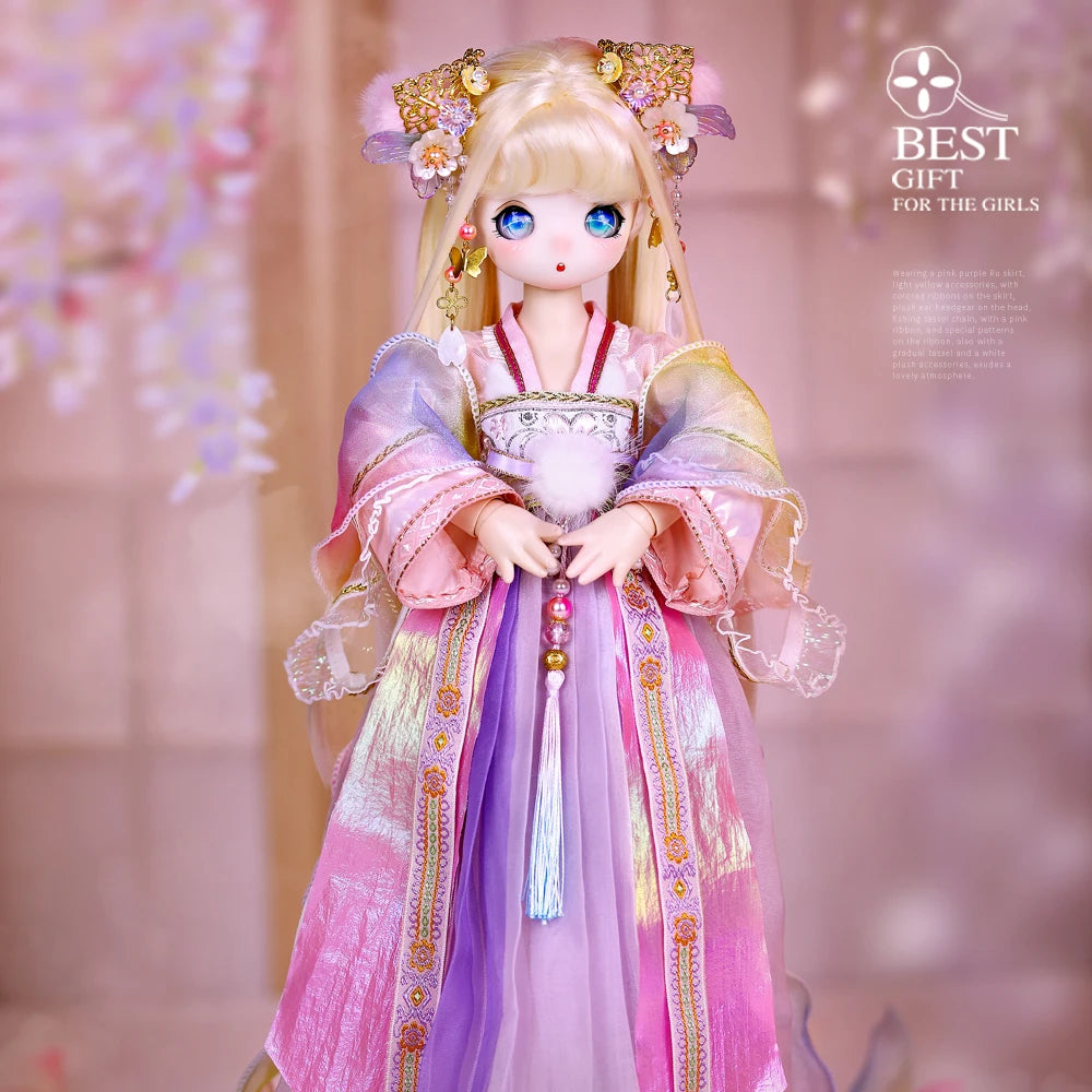 ICY DBS 1/4 BJD Dream Fairy Doll ANIME TOY Mechanical Joint Body Collection Doll  Official Makeup 40cm SD
