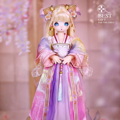 ICY DBS 1/4 BJD Dream Fairy Doll ANIME TOY Mechanical Joint Body Collection Doll  Official Makeup 40cm SD