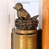 1Pc Festival Decorations Bronze Door Hinges Animal Designs As Well As Magnetic Cabinets And Decorative Statues for Home Offices