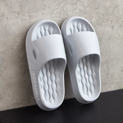 Fashion Men's Summer Ligtweight EVA Indoor Home Sandals Slippers Shoes Men Slippers Outdoor Students Women Comfortable Slides