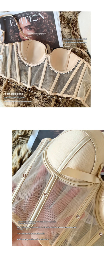 Women's Adjustable Half-Cup Bra