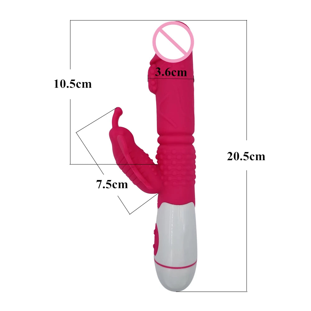 Rabbit Vibrator Vagina Clitoris Massager Female Masturbation Electric Motor Adult Product Dildo Sex Toys