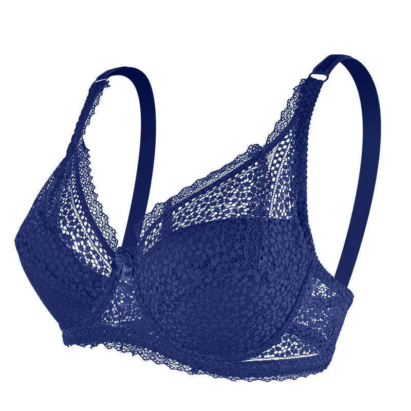 Women's Plus-Size Lace Support Bra