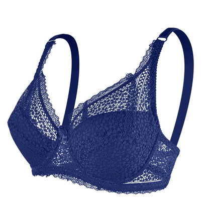 Women's Plus-Size Lace Support Bra