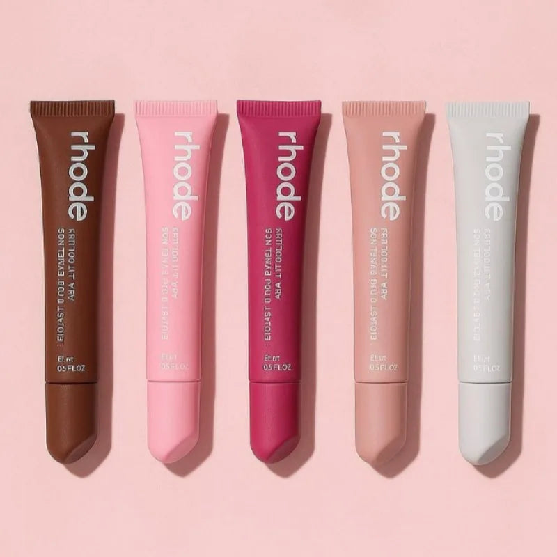 Rhod Lip Balm Moisturizing Mirror Long Lasting Lip Gloss Ribbon Espresso Raspberry Toast Plump No-stick Lip Oil Makeup Cosmetic