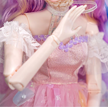 Special Price DBS 1/3 BJD Doll 62cm Height Mechanical Joint Body With Full Makeup Hair Eyes Clothes Toy Gift