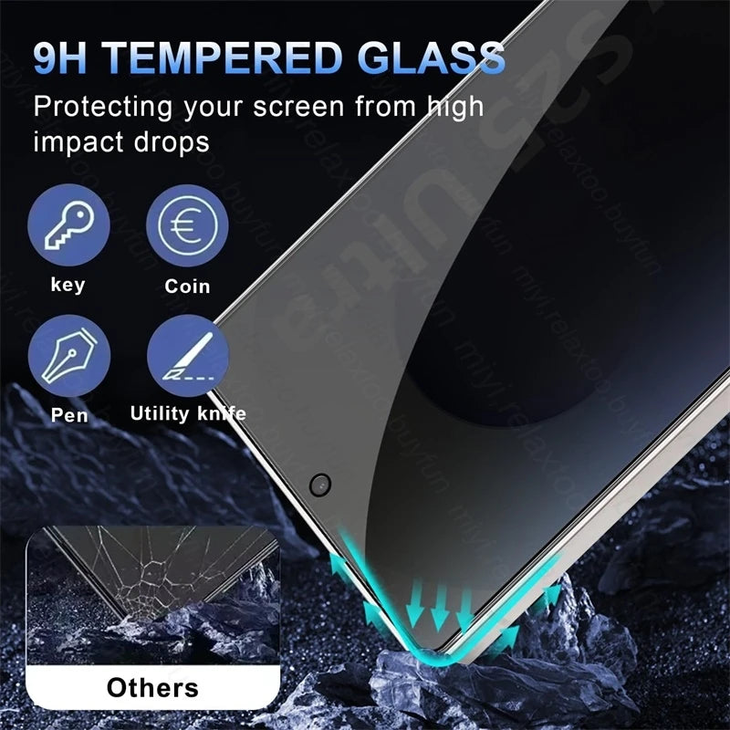 S25Ultra 2Pcs Anti-Spy Screen Protector For Samsung Galaxy S25 S26 Ultra S25+ S26+ S 25 Edge 5G 9H Tempered Glass Privacy Film