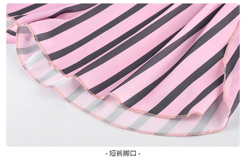 Women's Lace-Trim Sleepwear Set