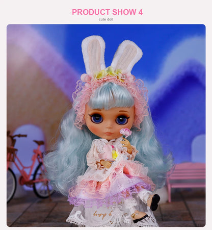 ICY DBS Blyth Doll BJD Joint Body tan Skin Matte Face New face Set Doll 1/6 30cm Gift Anime SD