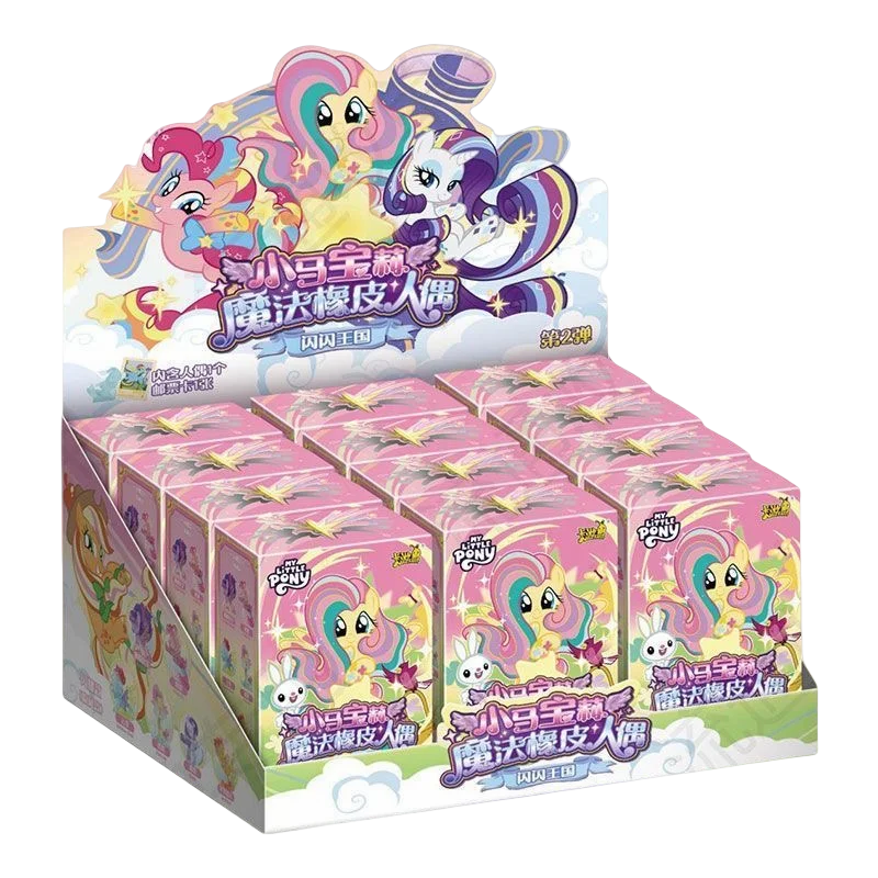 My Little Pony Blind Box Unicorn Twilight Sparkle Magic Rubber Doll Cartoon Creative Eraser Doll Girl Play Toy Gifts