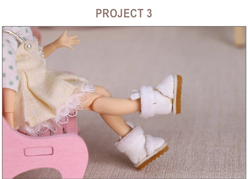 ICY DBS Middie Blyth Doll Shoes For DODO Doll OB11 Body Boots Suit 20cm Height Middie