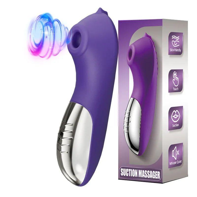 Powerful Clit Sucking Vibrator for Women Sucker Oral Suction Nipple Clitoris Stimulator Sex Toy for Adults Masturbator