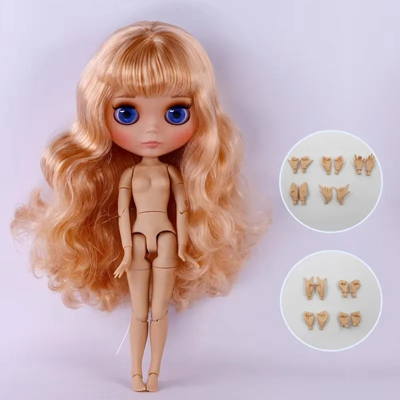 ICY DBS Blyth Doll Tan Skin Matte Face With Eyebrows Special Price 1/6 BJD JOINT body Neo Anime
