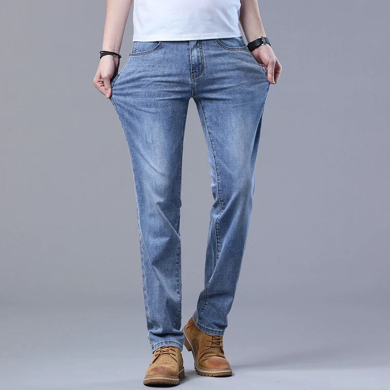 Men's Stretch Straight-Leg Jeans