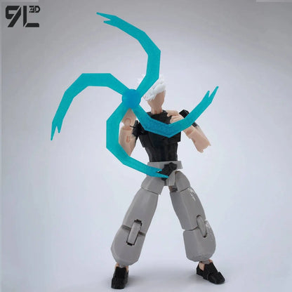9L3D Printed Anime Jujutsu Kaisen Sukuna Yuji Yuta Satoru Gojo Lucky Dummy 13 Movable Shapeshift Action Figures Mannequin Toys