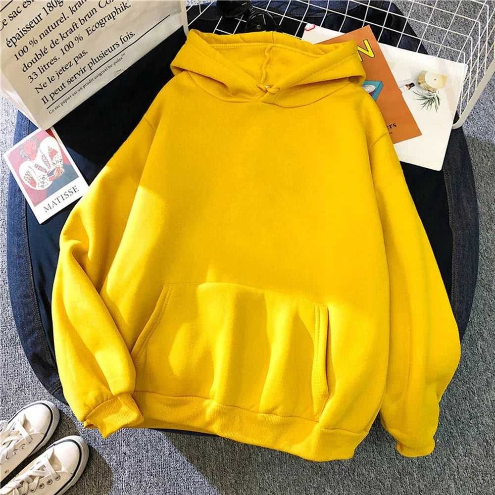 Oversized Fleece Streetwear Hoodie