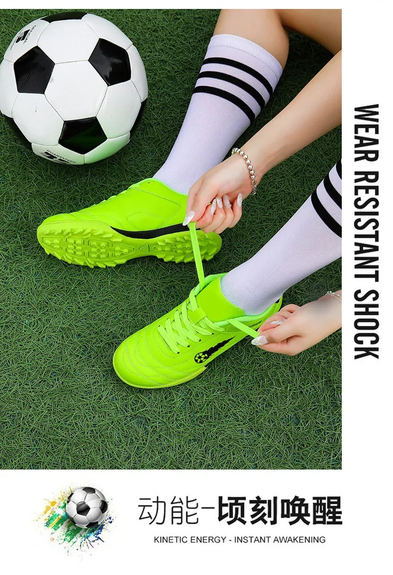 New Men Football Boots Match Non-Slip Professional Training Shoes Sneakers Grass Soccer Shoes Sport Outdoor Ultralight Unisex
