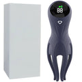 Electric Shock Male Vibrator Penis Glans Stimulator Strong Vibration Led Display Delay Training Exerciser Extender for Male Mas