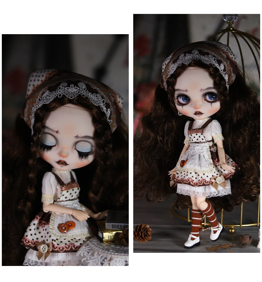 ICY DBS Blyth 1/6 doll hand-painted set double eyelids long eyelashes sleepy eyes doll set SD
