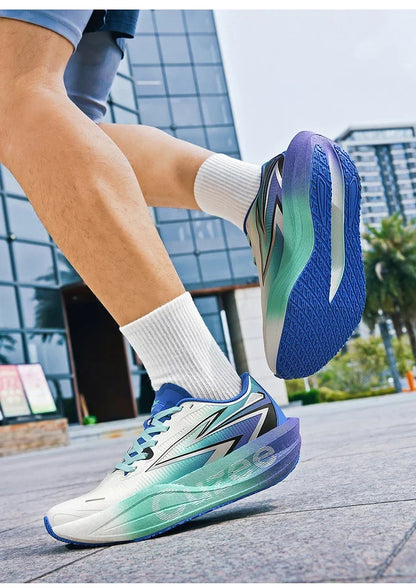 Men's Running Shoes Outdoor Sneakers Breathable Mesh Off-road Luxury shoes Trainer Shoes Couple Cushioning Race Non-Slip Fashion