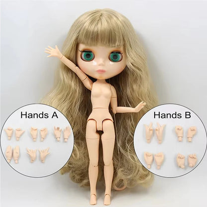 ICY DBS Blyth doll toy 30cm 1/6 bjd natural skin joint body shiny face random eyes colors toy anime girls gift