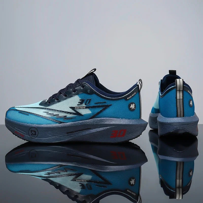 Men's Running Shoes Outdoor Luxury shoes Cushioning Race Breathable Couple Off-road Sneakers Non-Slip Mesh Trainer Shoes Fashion