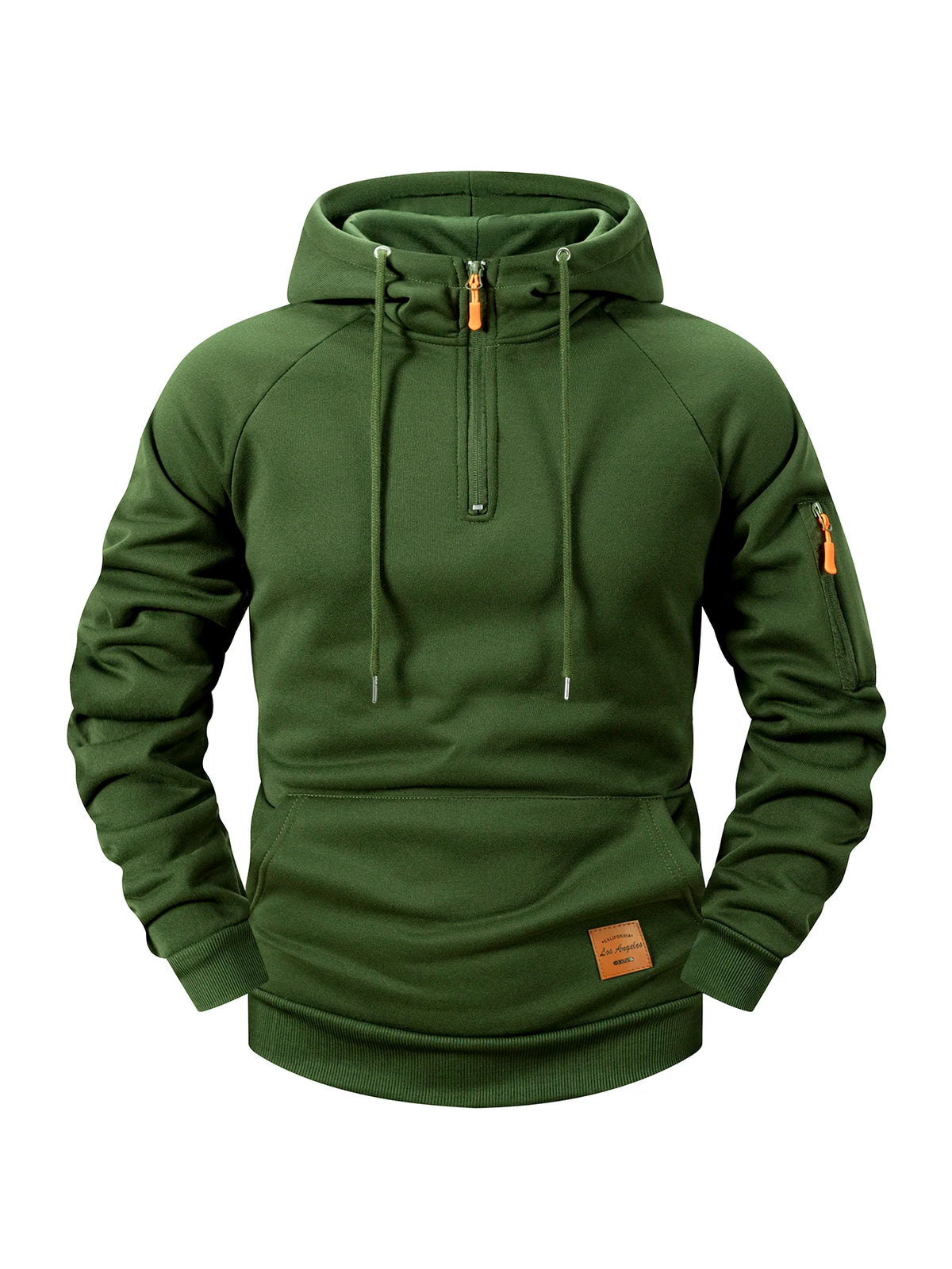 Men's Multi-Pocket Zip-Up Hoodie