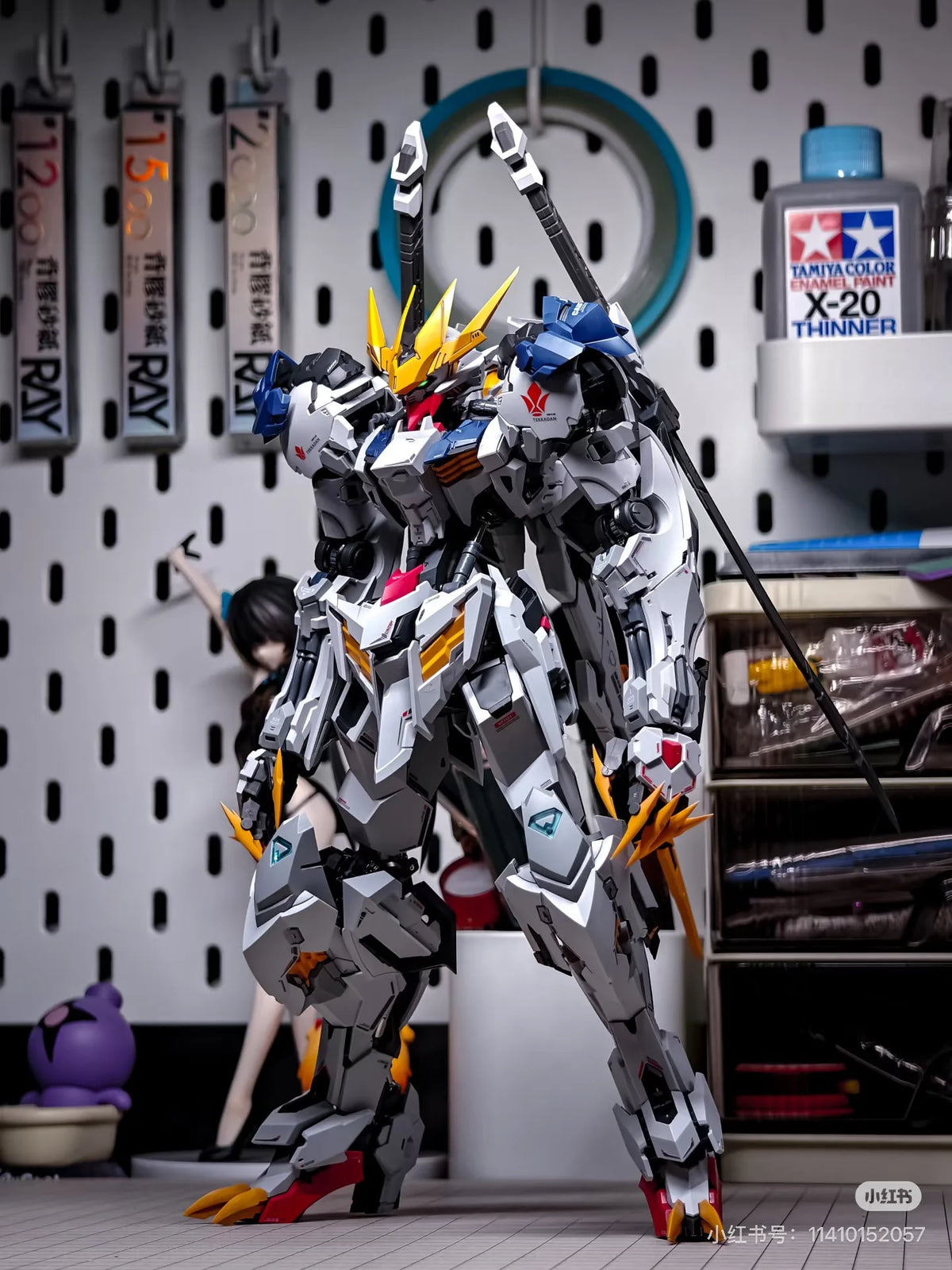In Stock WOLF Second Batch of Repaired Version Model 1/100 MG Barbatos Wolf King GK Assembled Model Kit Movable Doll Robot