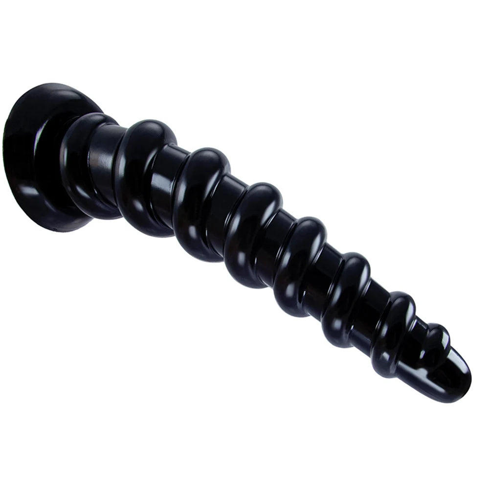 Huge Spiral Anal Butt Plug Dildo Beads Buttplug Dildo Prostate Massager Masturbators Adult Toy Sexy Toys ForGay Men Woman 18+
